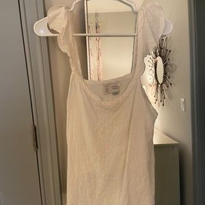 Anthropologie Saturday Sunday Ruffle Sleeve Tank Top